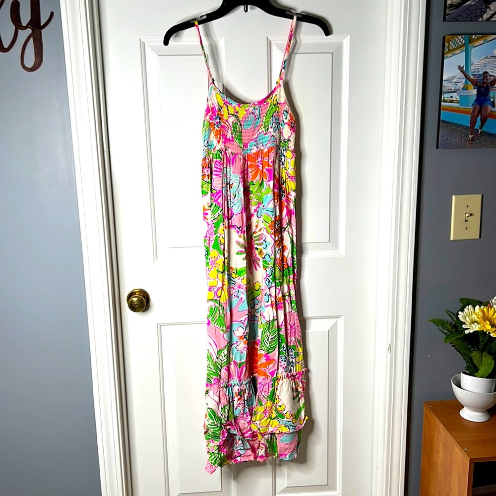 Lilly Pulitzer Colorful Floral Maxi Dress